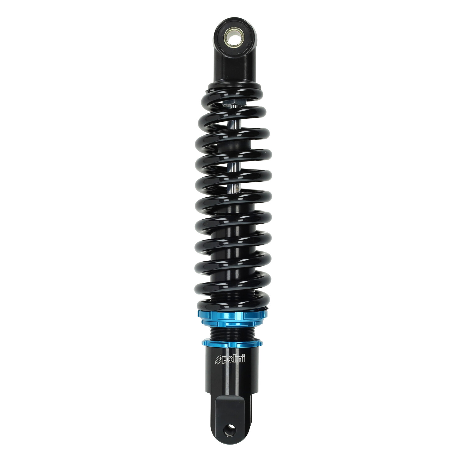 Polini schokbreker 273mm zwart Minarelli horizontaal verticaal