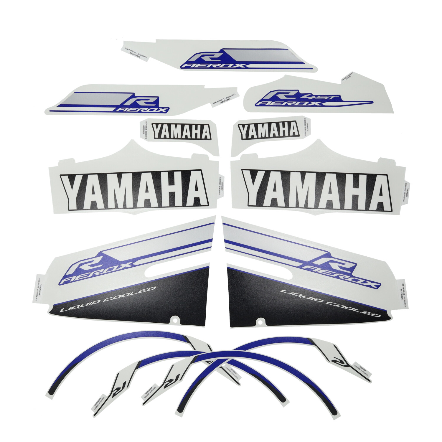 Originele Yamaha stickerset Aerox 4T OEM 1GBF17AA2000