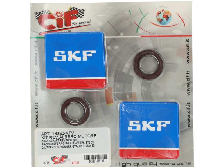 Lager+keerringset Cif krukas viton SKF 50cc — geschikt voor Gilera