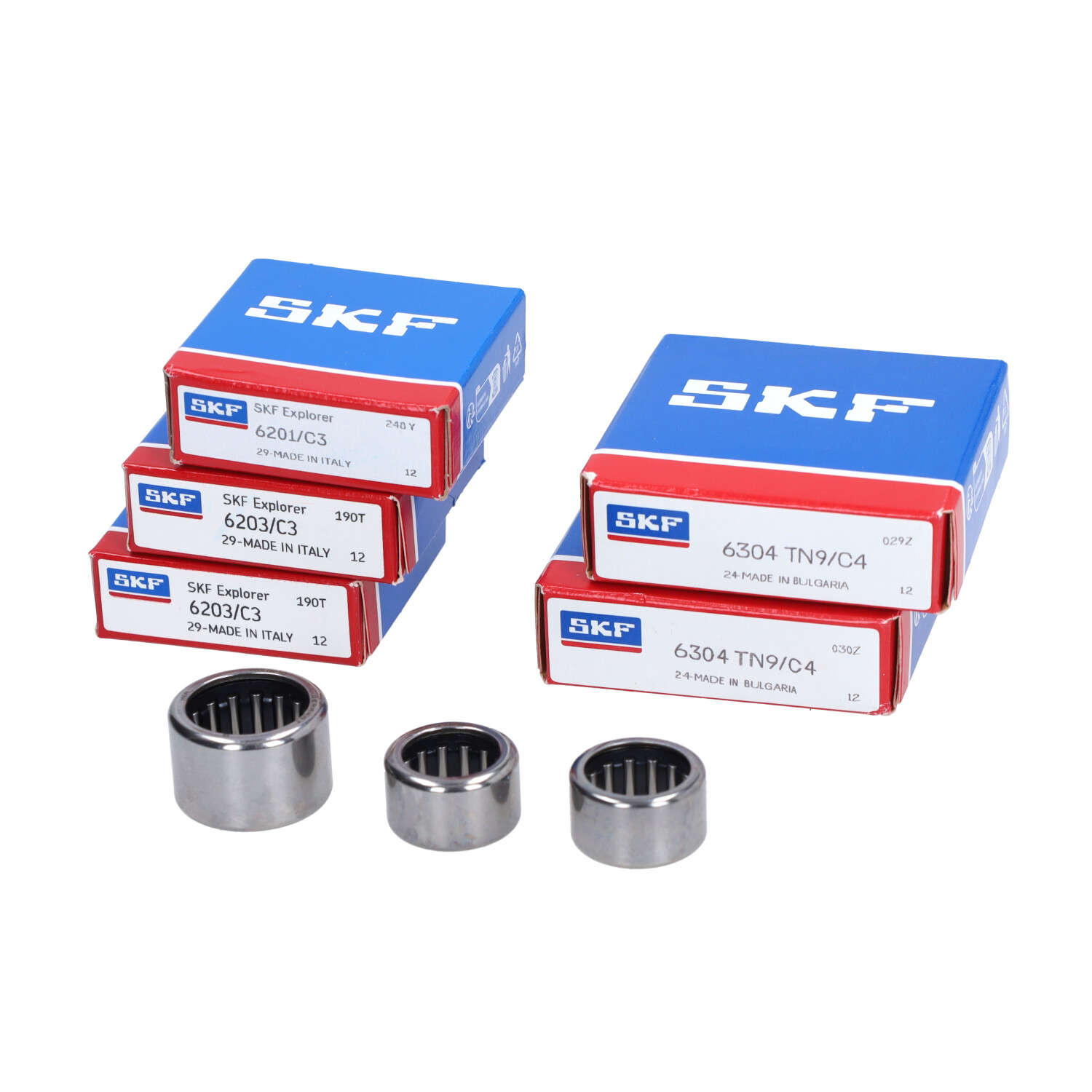 Lagerset Metrakit Pro-race + Hiper-pro C4 8-delig Voor Derbi Senda 2006 - Afbeelding 2