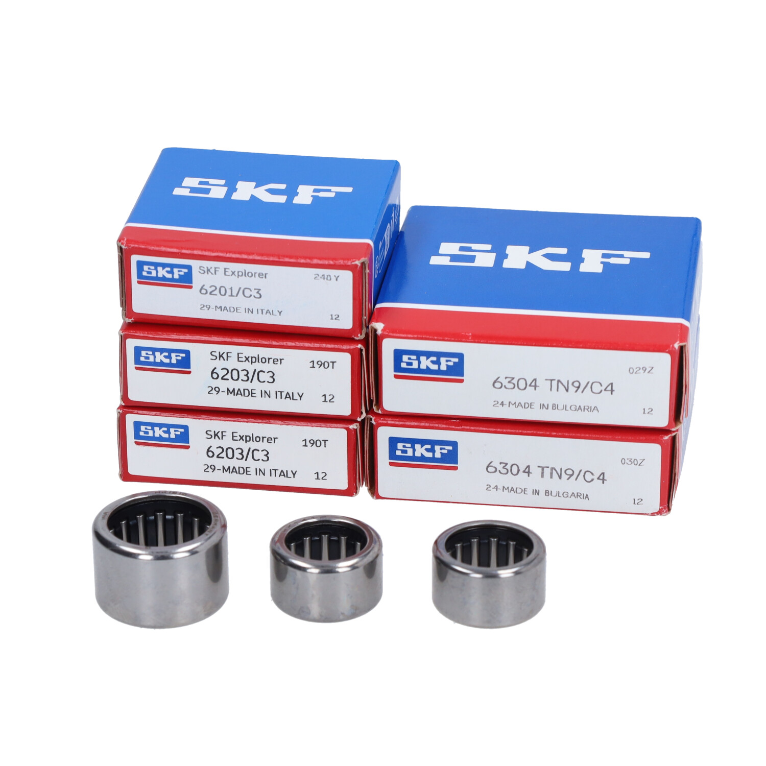 Metrakit lagerset 8-delig Pro-Race Hiper-Pro C4 Derbi Senda 2006