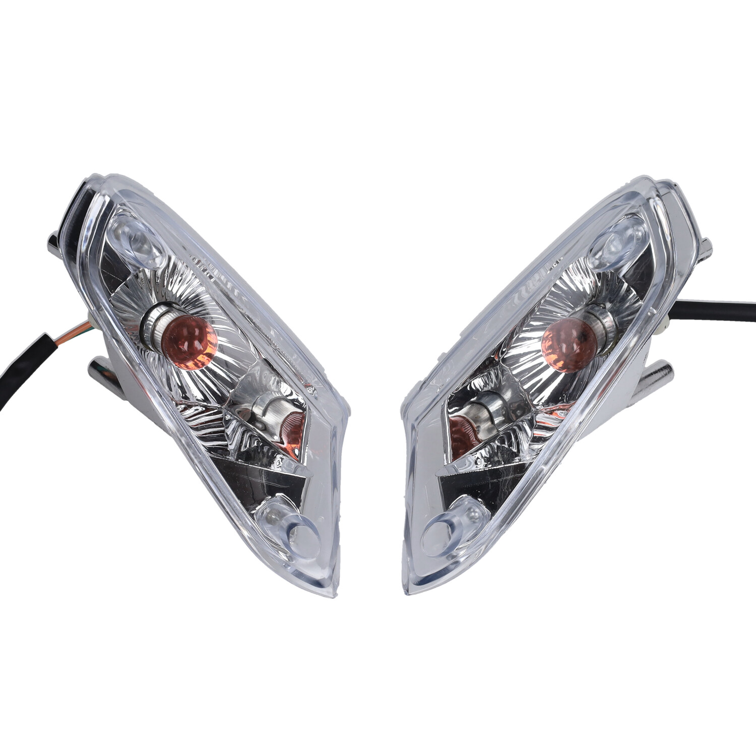 Rechthoekige knipperlichtset vervanging Kymco Agility richtingaanwijzers set