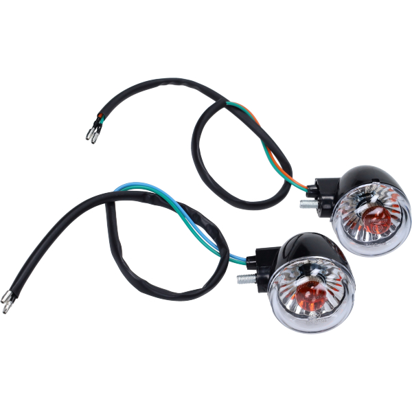 Ronde achterknipperlichtset voor Kymco Agility brommer scooter