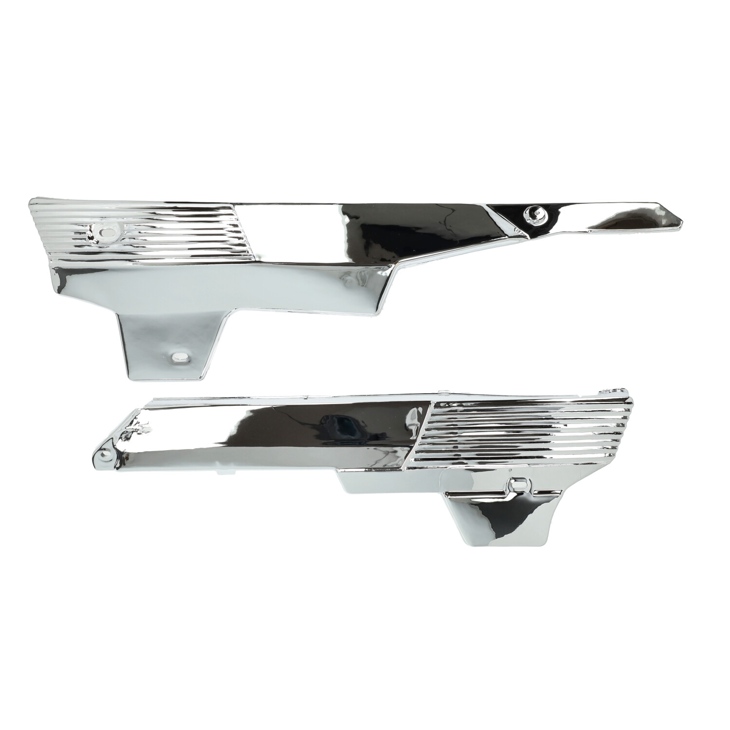 DMP zijschermset chroom voor Puch Maxi Model P+K