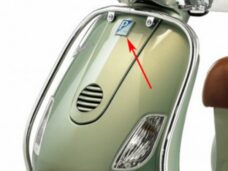 logo klik Piaggio origineel piaggio voorscherm euro-2/4/5 elettrica