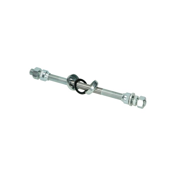 Achterwielas spaakwiel model Leleu 12mm voor Puch Maxi brommer