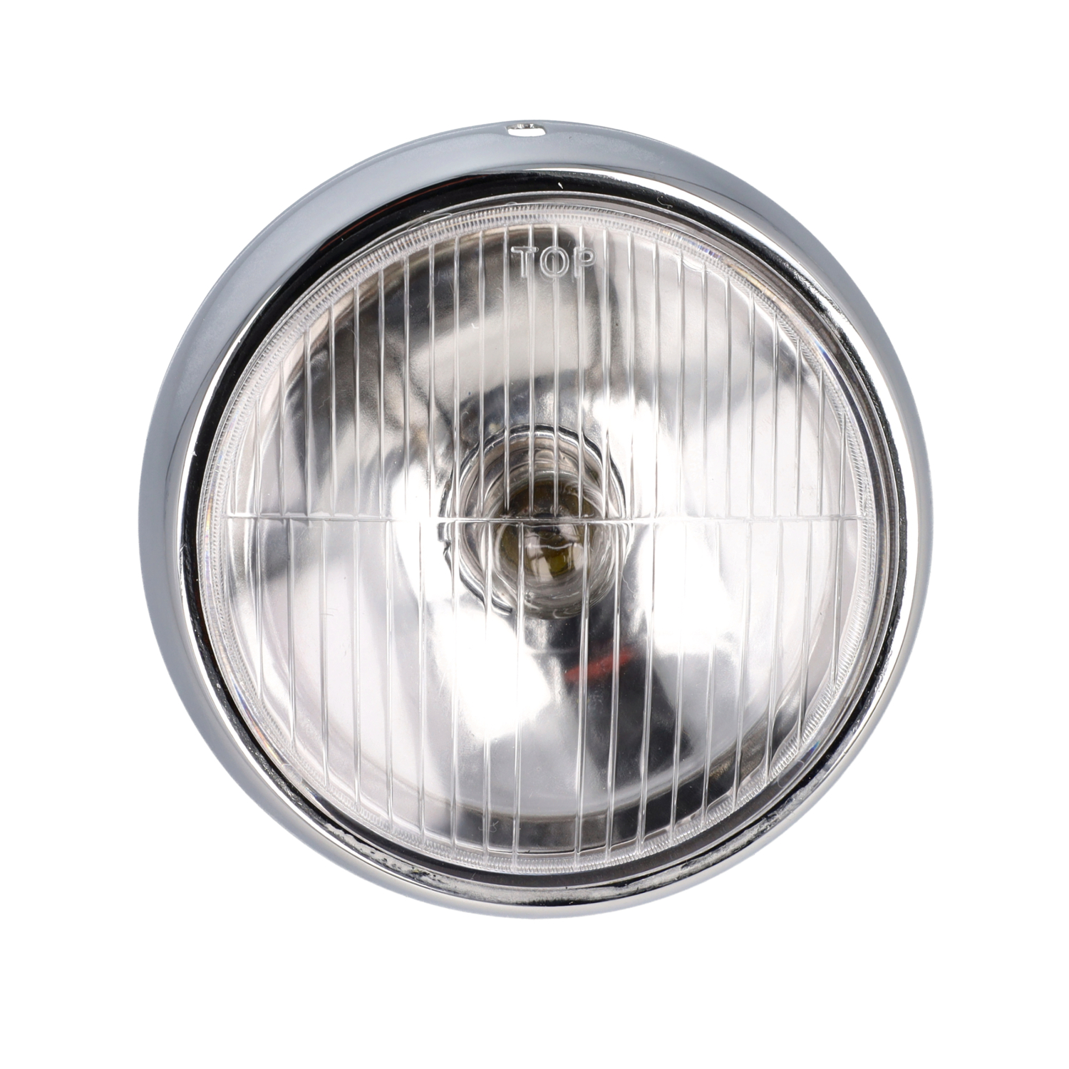 Koplampunit 108mm chroom voor Puch MS50 DS VS50 MV50 en Tomos brommer