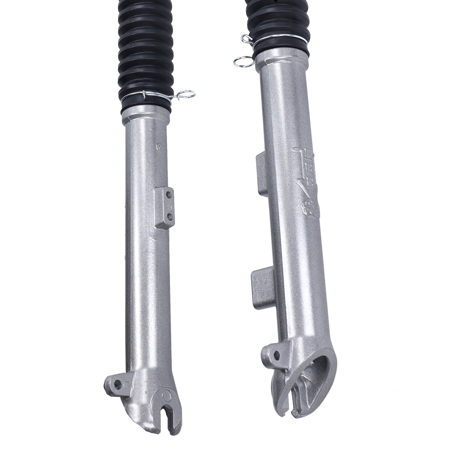 Voorvork Ebr Luxe Compleet 28mm Zilver Voor Puch Maxi - Afbeelding 2