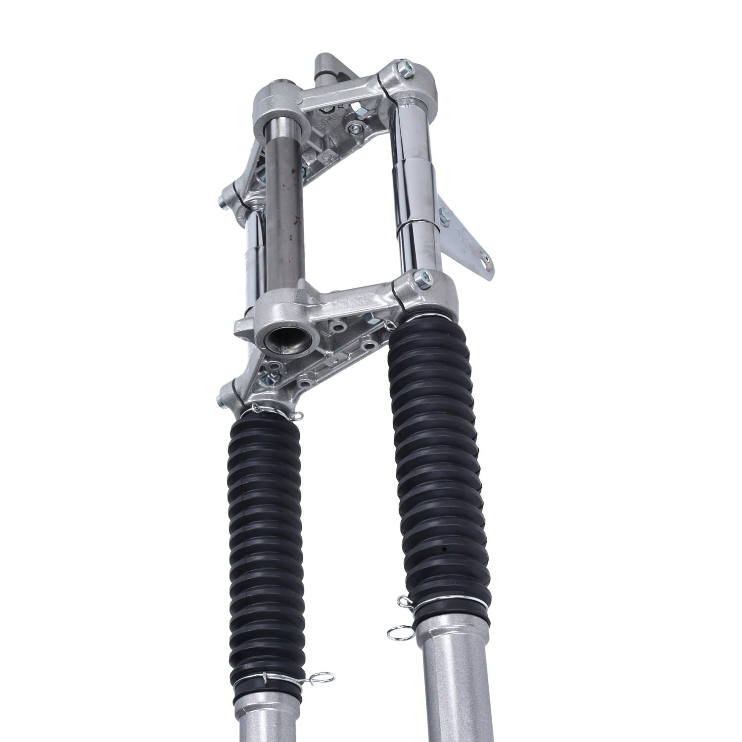 Voorvork Ebr Luxe Compleet 28mm Zilver Voor Puch Maxi - Afbeelding 3