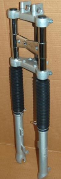 voorvork EBR luxe compleet 28mm zilver puch maxi
