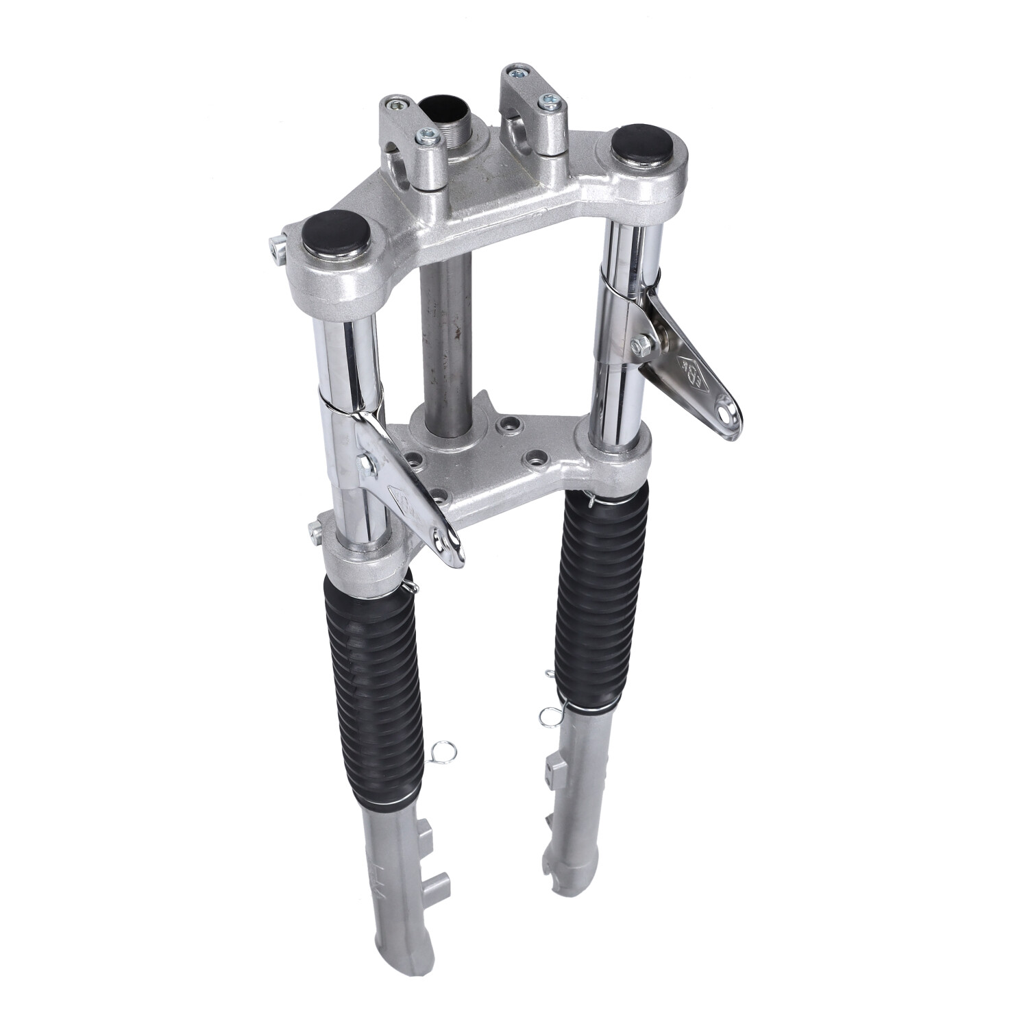 Voorvork Ebr Luxe Compleet 28mm Zilver Voor Puch Maxi - Afbeelding 5