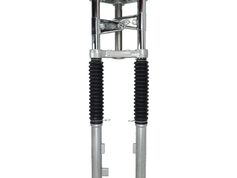 EBR luxury complete front fork 28mm silver — suitable for Puch Maxi