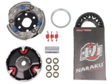 Naraku variokitset V-snaar 2-takt Piaggio Runner lang model rolmaat 16x13