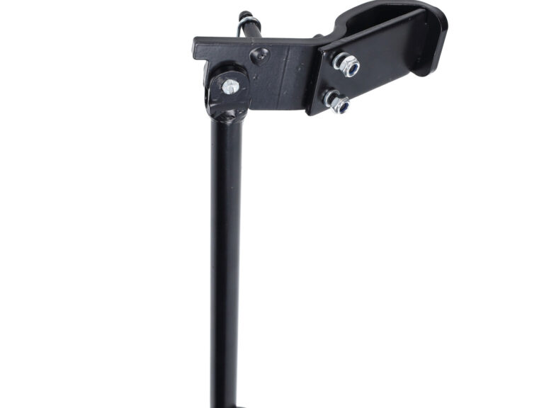 Zijstandaard DMP lang 26cm zwart — geschikt voor Puch Maxi