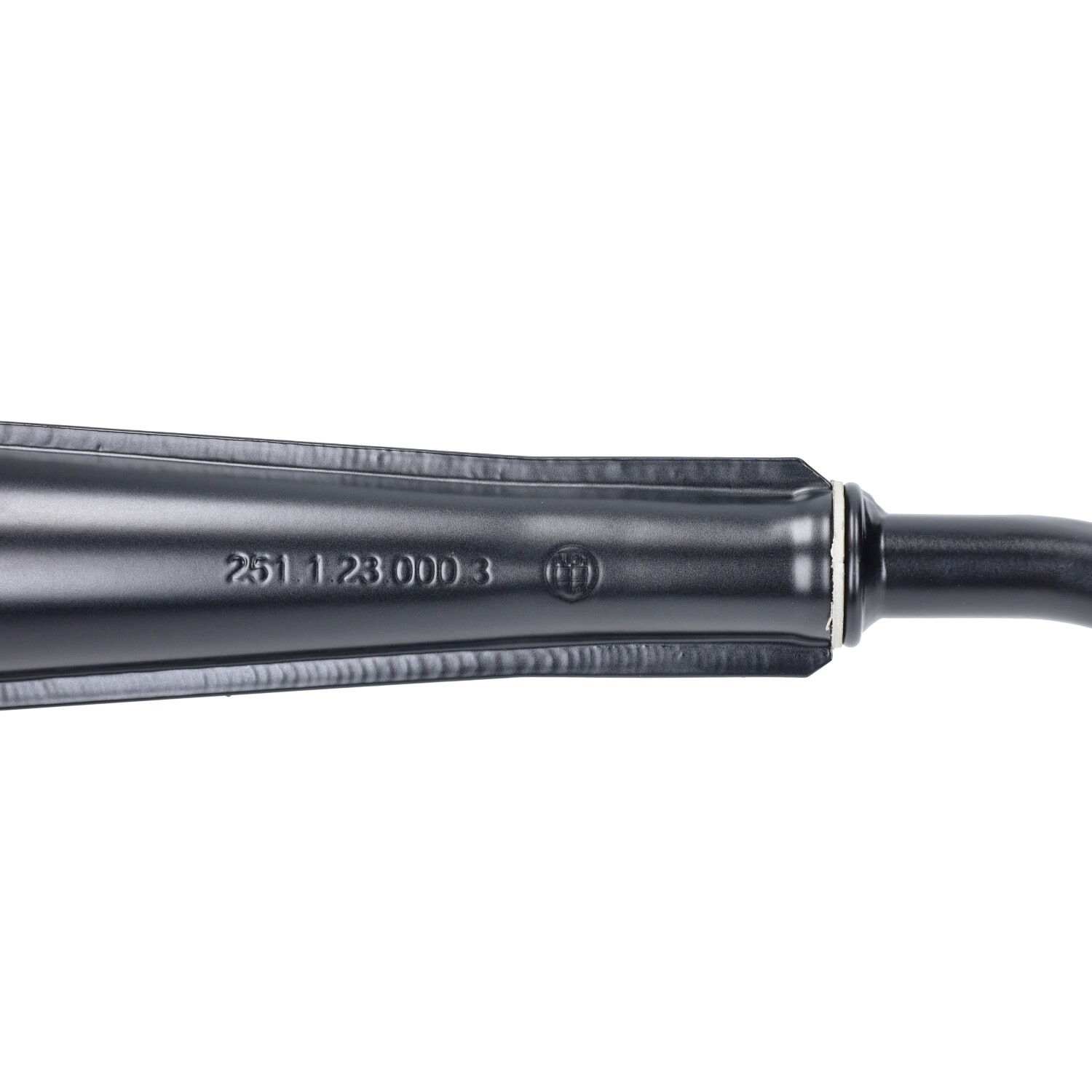 Uitlaat Met Logo 22mm Zwart Voor Puch Maxi - Afbeelding 3