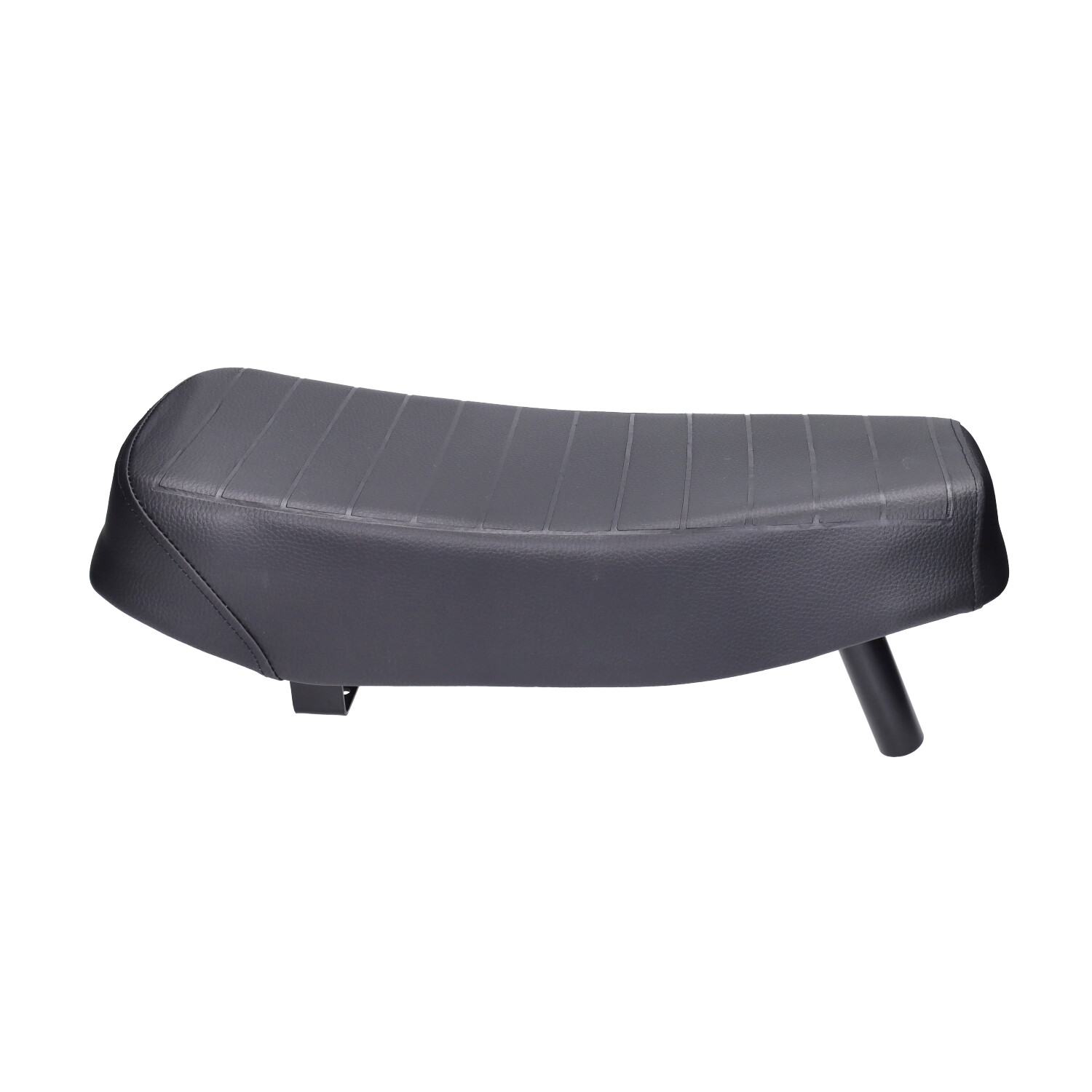 Lange Buddyseat Voor Puch Maxi — Zwart Met Geborduurd Logo - Afbeelding 3