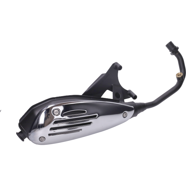 Merlin uitlaat zwart origineel model Vespa Sprint Primavera 4T