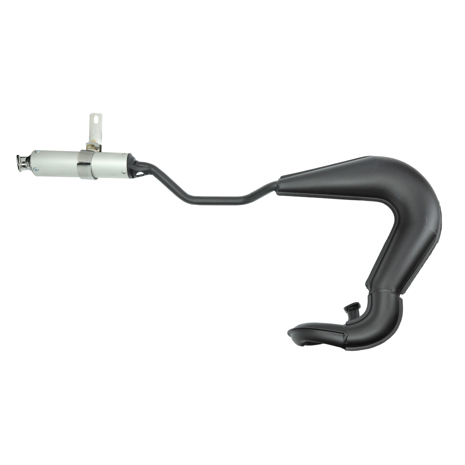 Uitlaat Tecno Off Road Evo E50 25mm Zwart Voor Puch Maxi - Afbeelding 4