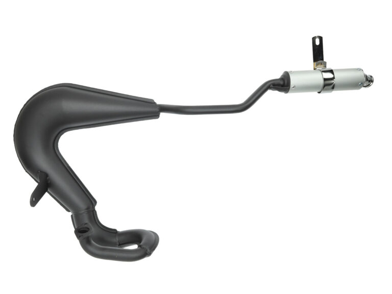 Uitlaat tecno off road EVO E50 25mm zwart — geschikt voor Puch Maxi
