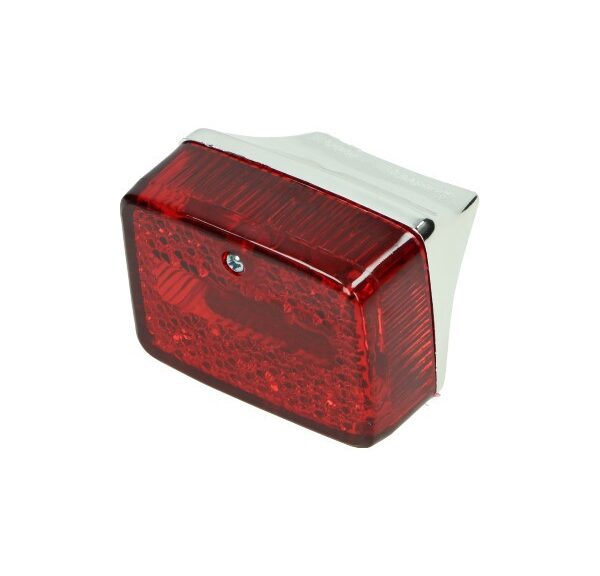 achterlicht klein model ulo A-kwalteit (rood glas) chroom camino