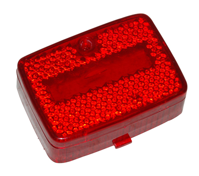 Achterlichtglas DMP klein rood camino — geschikt voor Puch Maxi