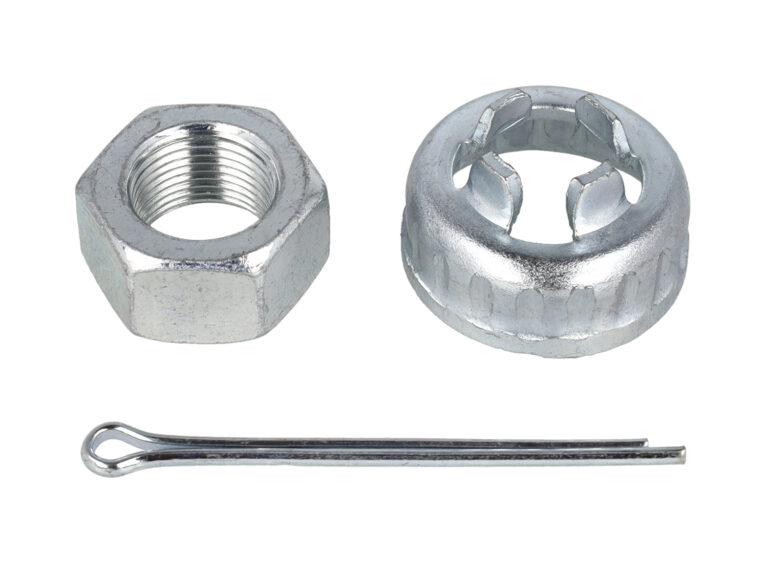 Moerset achterwielas 16x13mm voor Piaggio scooter brommer 3-delig