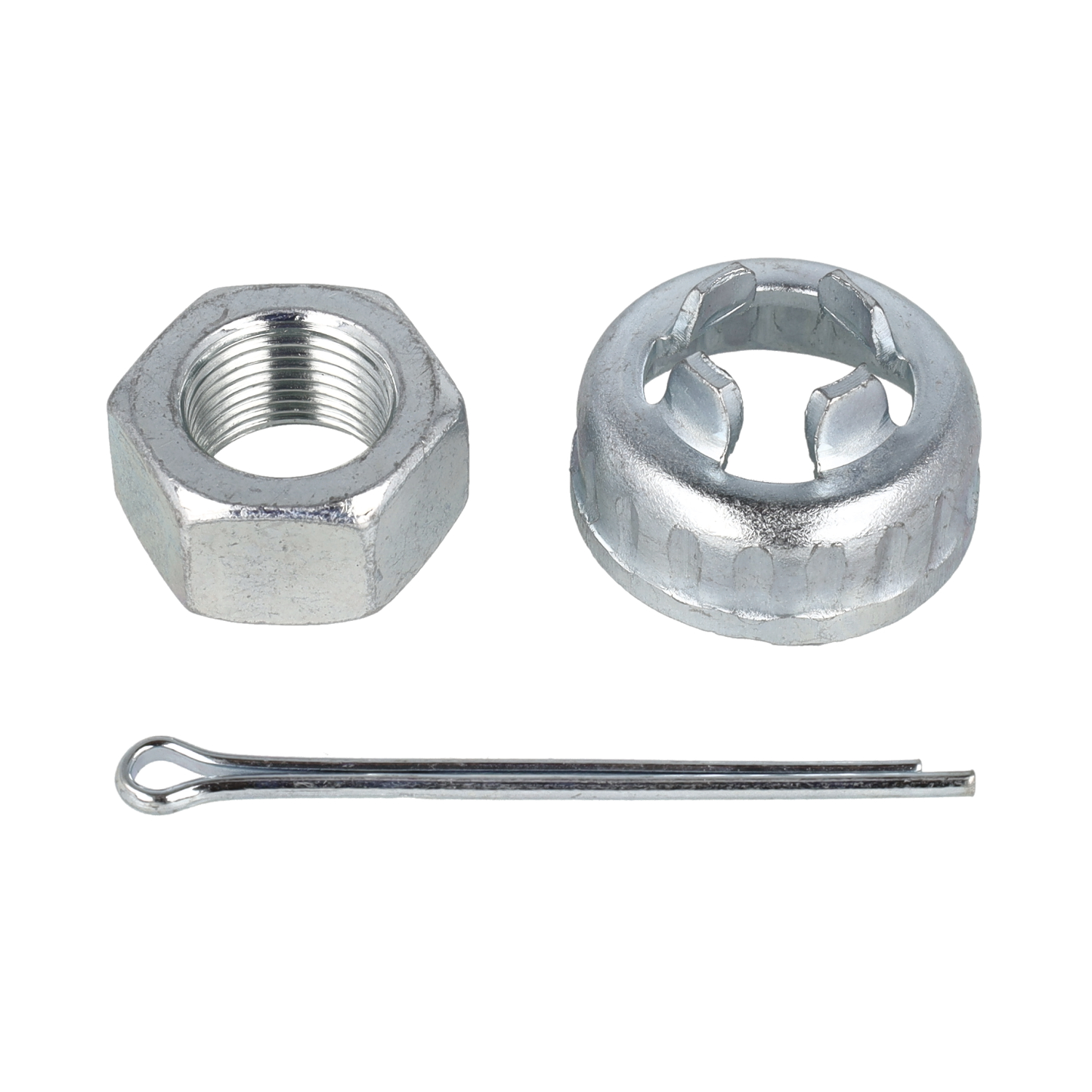 Moerset achterwielas 16x13mm voor Piaggio scooter brommer 3-delig