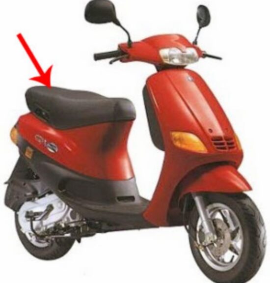 buddyseat Piaggio origineel compleet zapc11 zwart piaggio