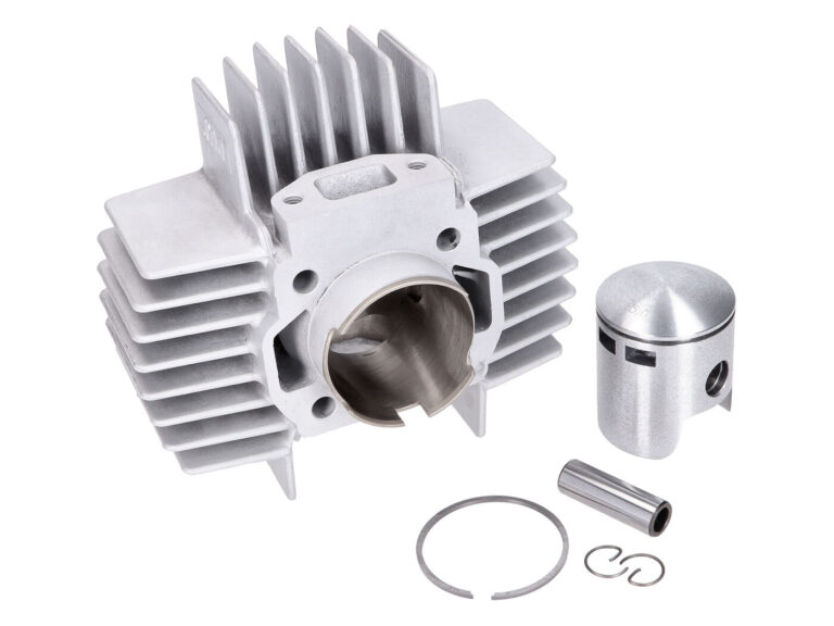 Cilinder DMP 6-poort aluminium nikasil (topset 42182) 45mm — geschikt voor Puch Maxi