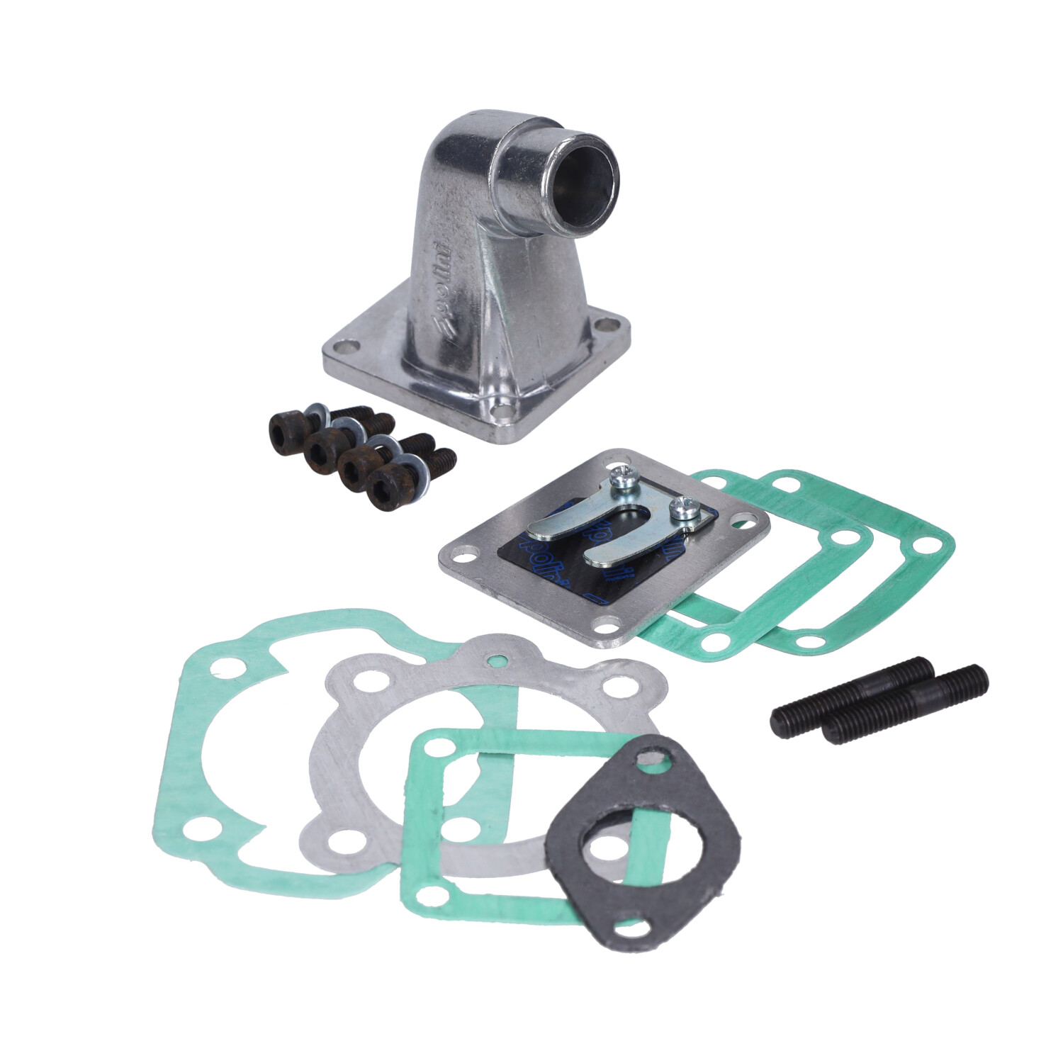 Cilinder Polini Aluminium Nikasil 65cc 43.5mm Voor Puch Maxi - Afbeelding 2