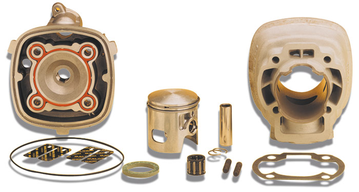 Cilinder met kop Malossi mhr replica 2t 47mm — geschikt voor Piaggio LC