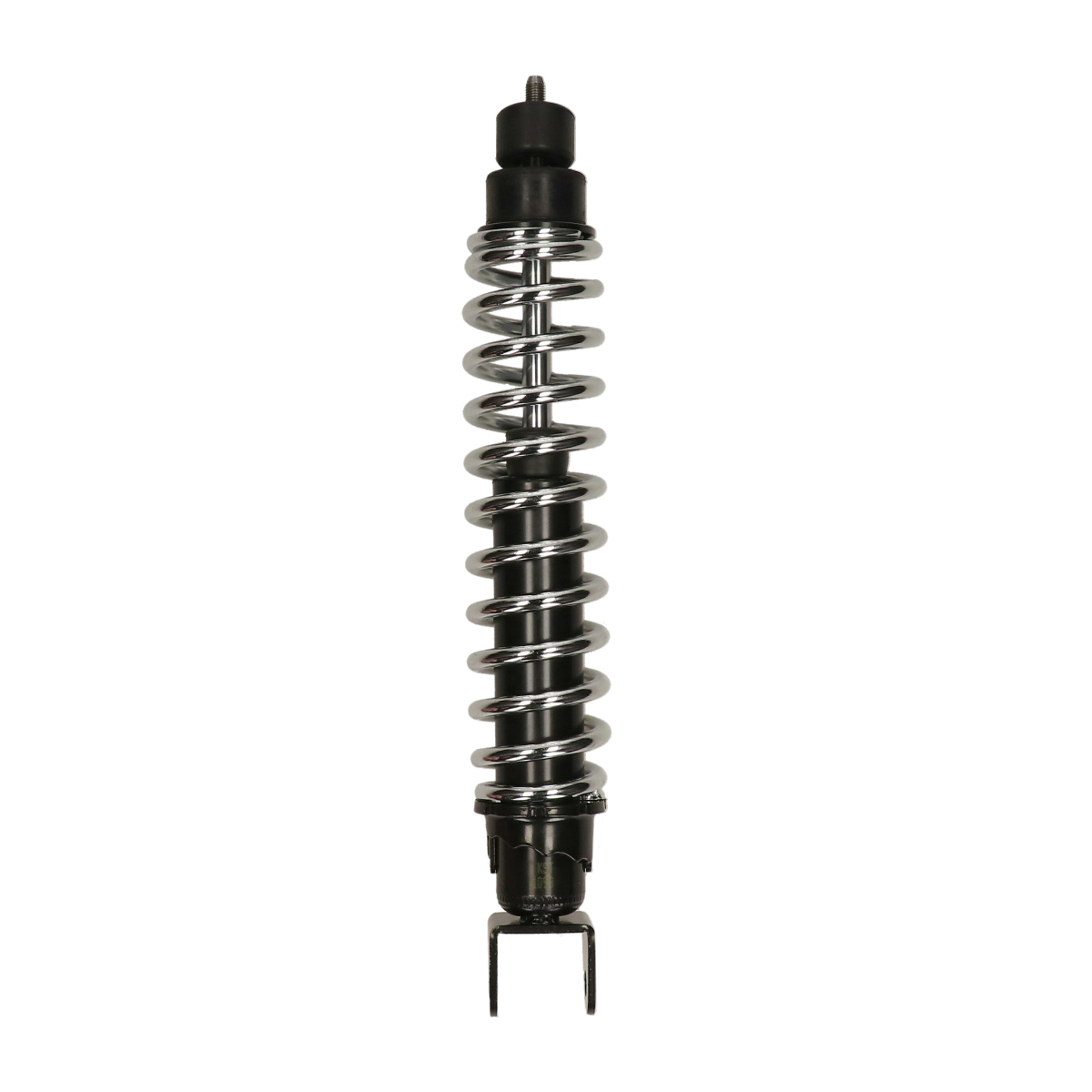 DMP MDI schokbreker 310mm zwart chroom voor Piaggio Zip NRG en Vespa LX