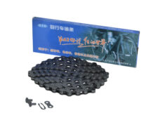 Aandrijfketting 410 1/2x1/8 inch 112 schakels voor bromfiets en fiets