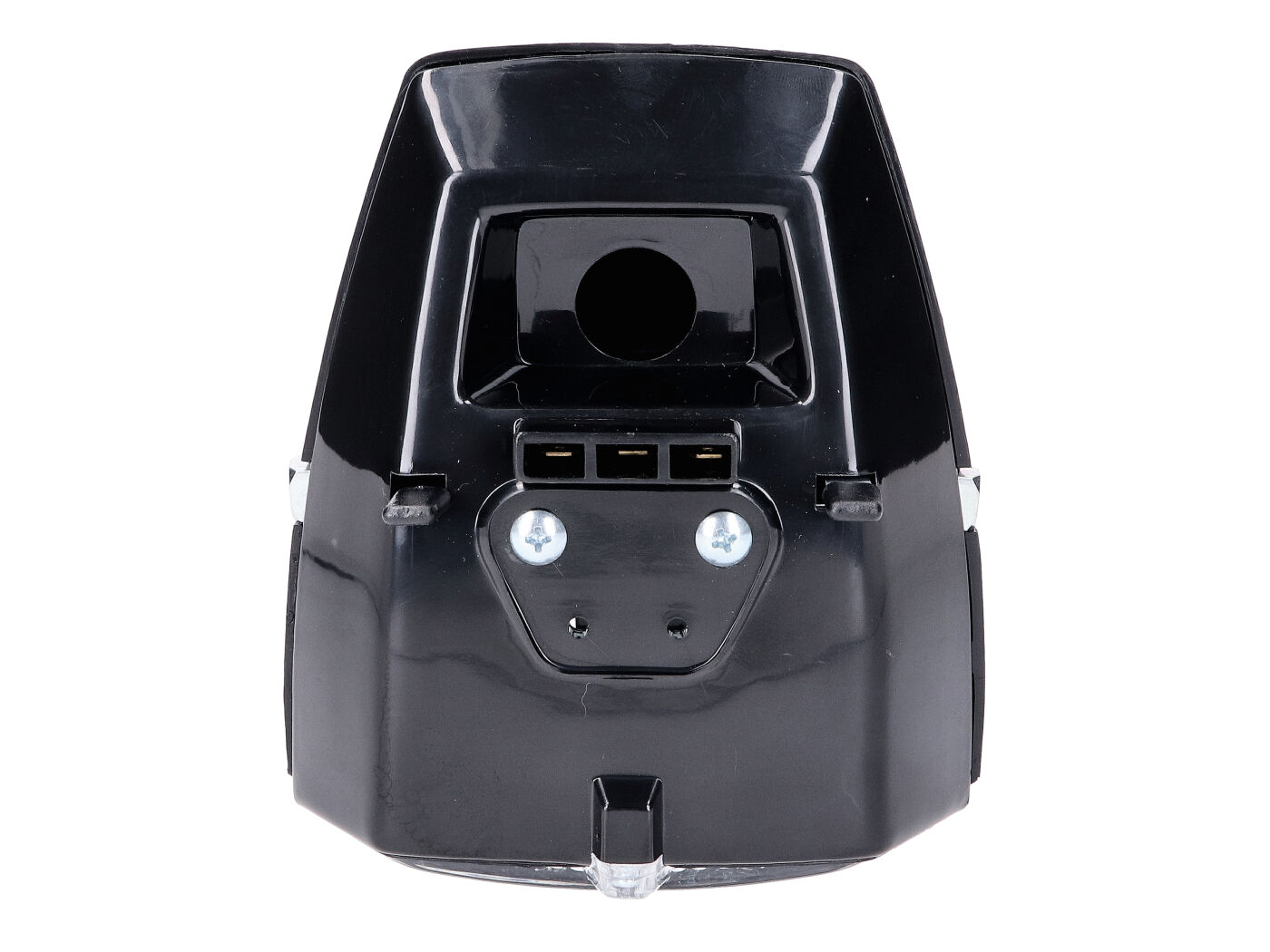 Koplamp Dmp Vierkant + Schakelaar 115mm Zwart Voor Puch Maxi - Afbeelding 2
