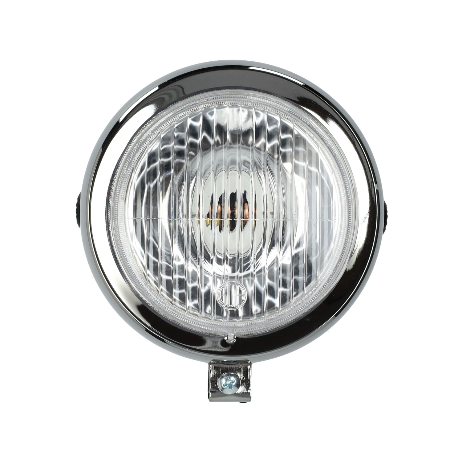 Koplamp Guia Rond Universeel Zwart Voor Puch En Piaggio - Afbeelding 3