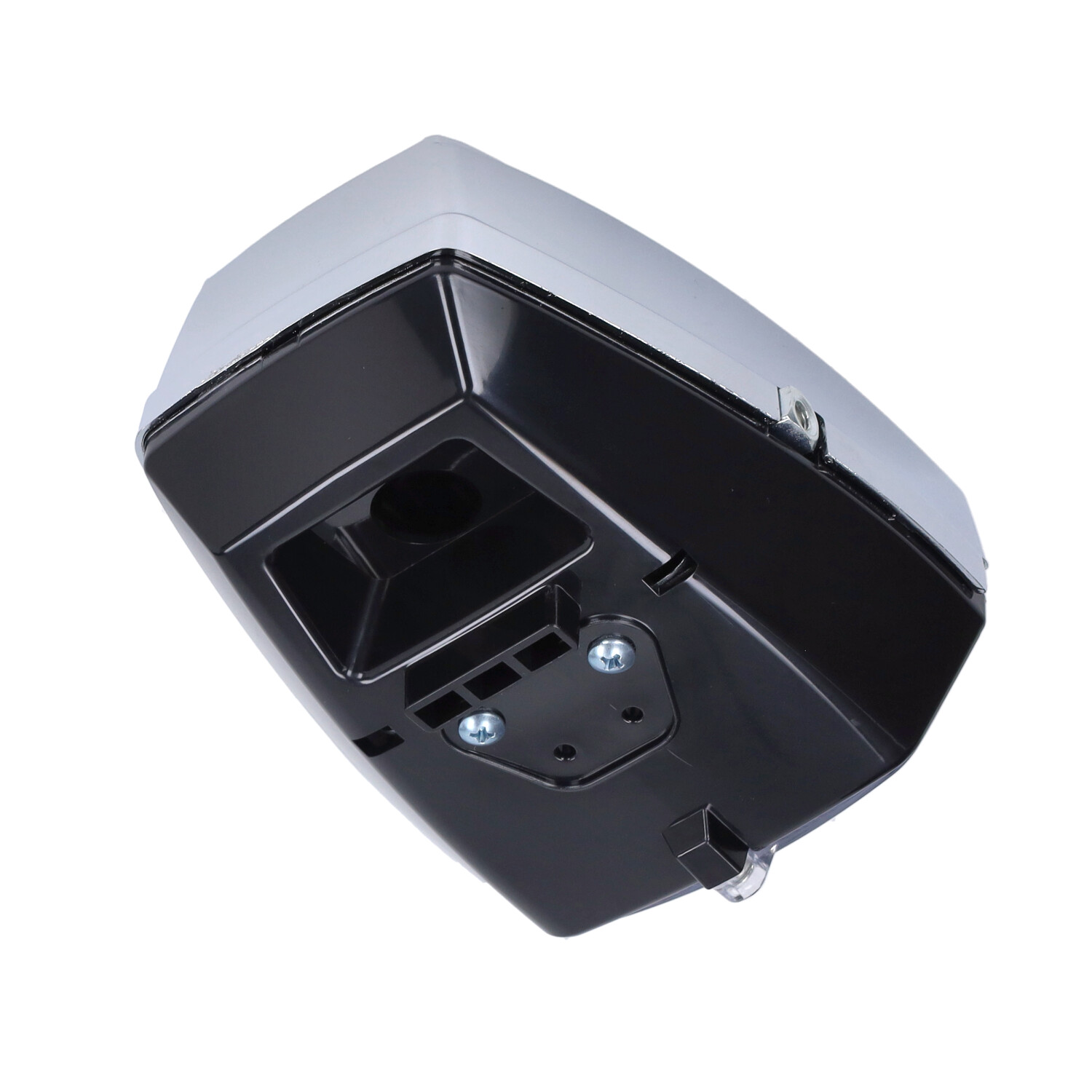 Koplamp Dmp Vierkant Plat 115mm Chroom/zwart Voor Puch Maxi - Afbeelding 3