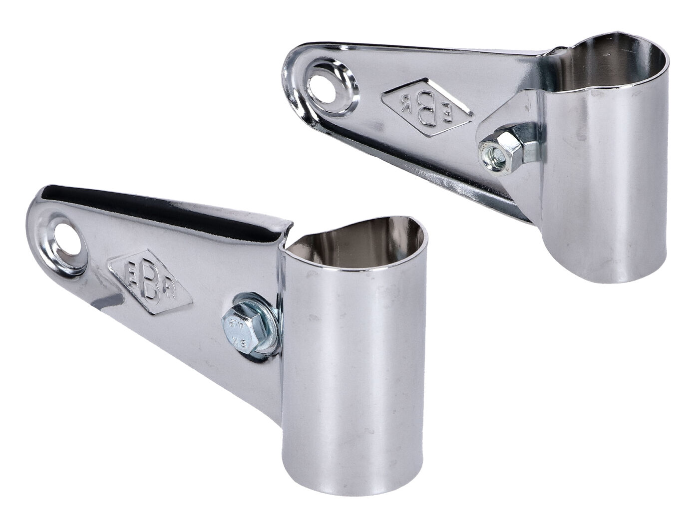 Koplampoorset Ebr Lang Chroom Voor Puch Maxi - Afbeelding 3