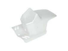 DMP koplampspoiler vierkant wit voor Piaggio Citta Gilera Puch Maxi