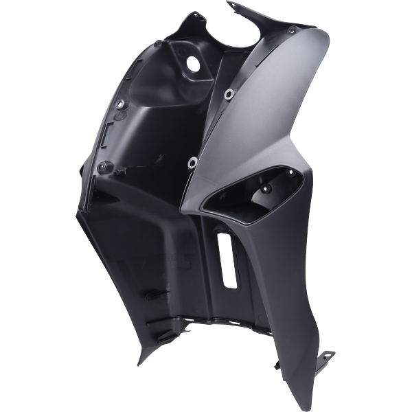 Beenschild DMP zwart achterzijde Kymco Agility Fat 12 inch nieuw type
