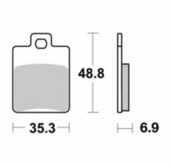remblokset sbs achter ecooter E2