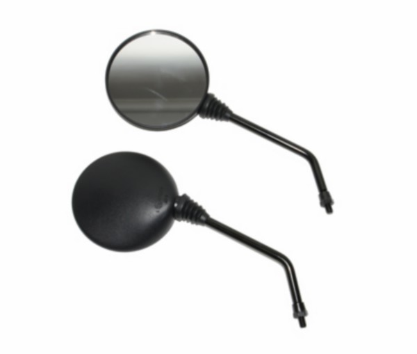 spiegelset DMP rond E-keur zwart agility