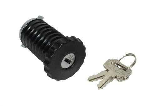 Benzinetankdop DMP + slot zwart — geschikt voor Puch Maxi