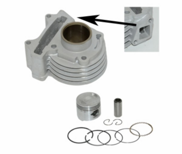 cilinder DMP aluminium nikasil A-kwaliteit 50cc 39mm peugeot-4t