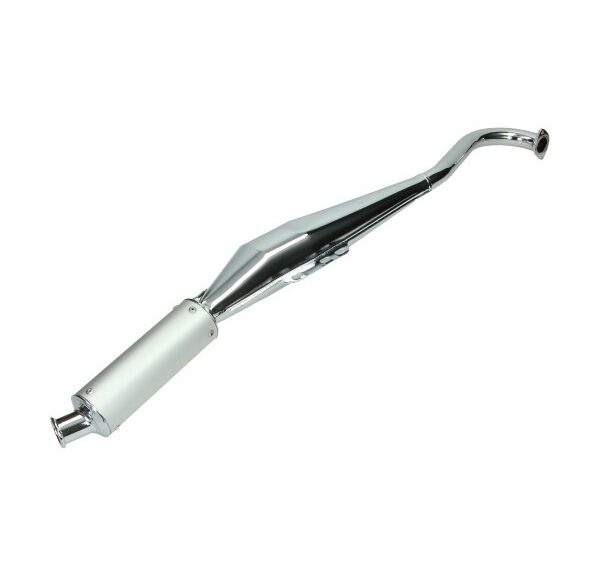 uitlaat bullet expansie (made in EU) chroom puch maxi