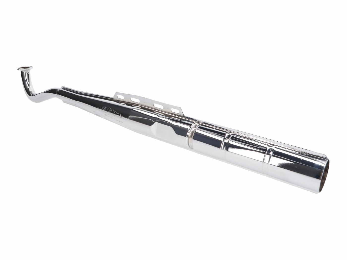 Uitlaat Tecno Origineel Model 28mm Chroom Voor Puch Maxi - Afbeelding 2