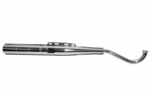 uitlaat tecno origineel model 28mm chroom puch maxi