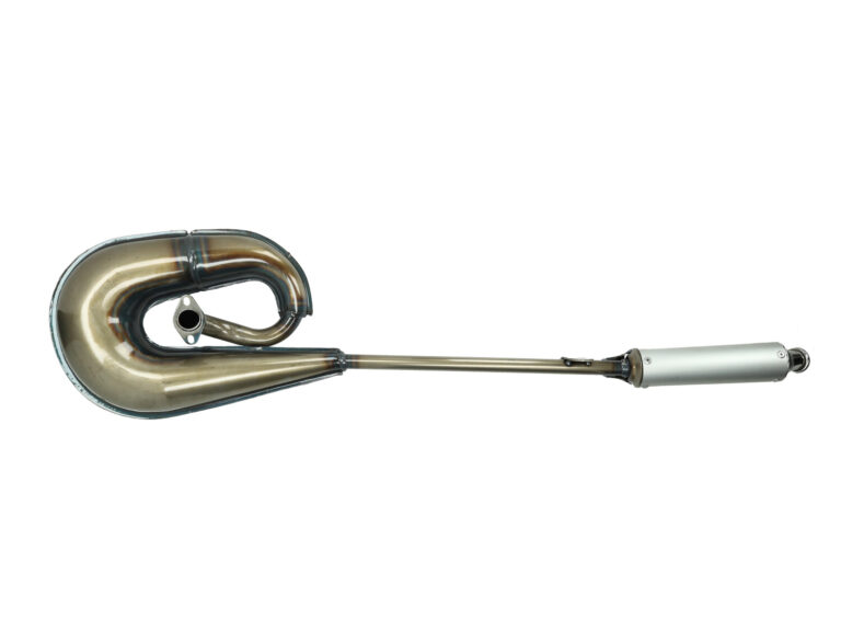 Uitlaat Tecno Circuit (made In Eu) Blank/alu Puch Maxi