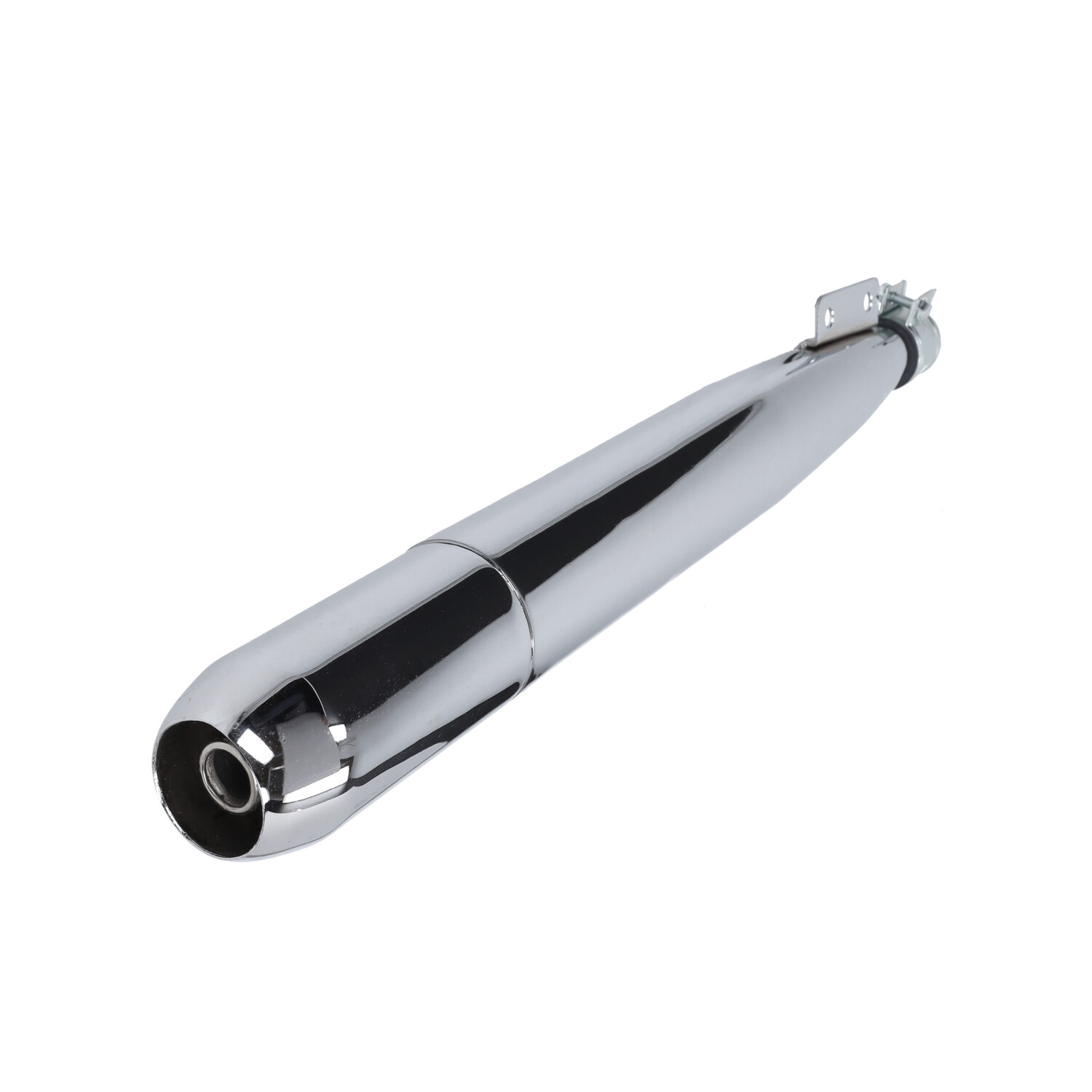 Uitlaat Demper 28mm Chroom Voor Piaggio Vs50 / Mv50 En Puch - Afbeelding 4