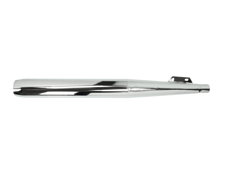 Uitlaat jamarcol standaard model 28mm chroom — geschikt voor Tomos