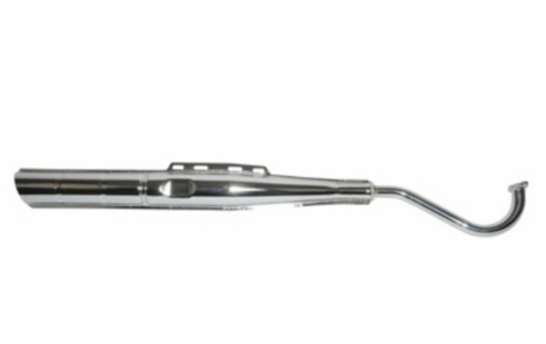 uitlaat tecno origineel model 45km 22mm chroom puch maxi